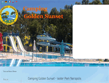 Tablet Screenshot of goldensunset.gr